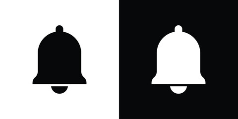 Notification bell icon collection. line stroke icon. EPS 10