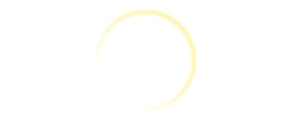 Abstract golden shine transparent circle