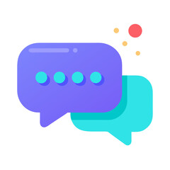 Chat bubble with dots Material SVG Icon
