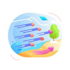 Wind blowing lines Material SVG Icon