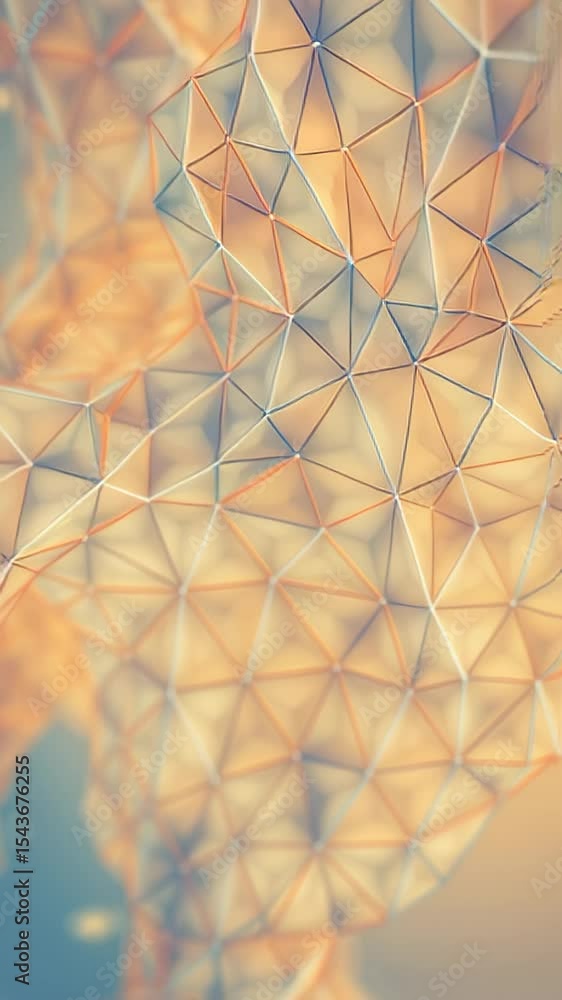 Aufkleber soft golden and blue light intertwines, forming an abstract display of flowing patterns that creates