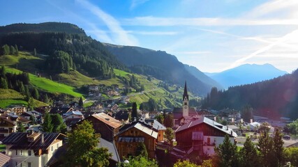 il borgo di livinallongo del col di lana in veneto
