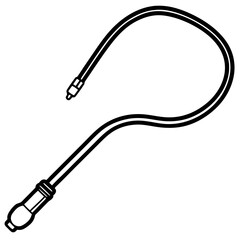 Catheter Tube line art vector