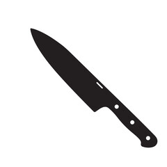 knife on a white background