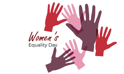 Women’s Equality Day - International Women's Day 2025. Womens Equality Day on August 26. Vector illustration