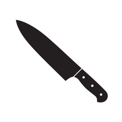 knife on a white background
