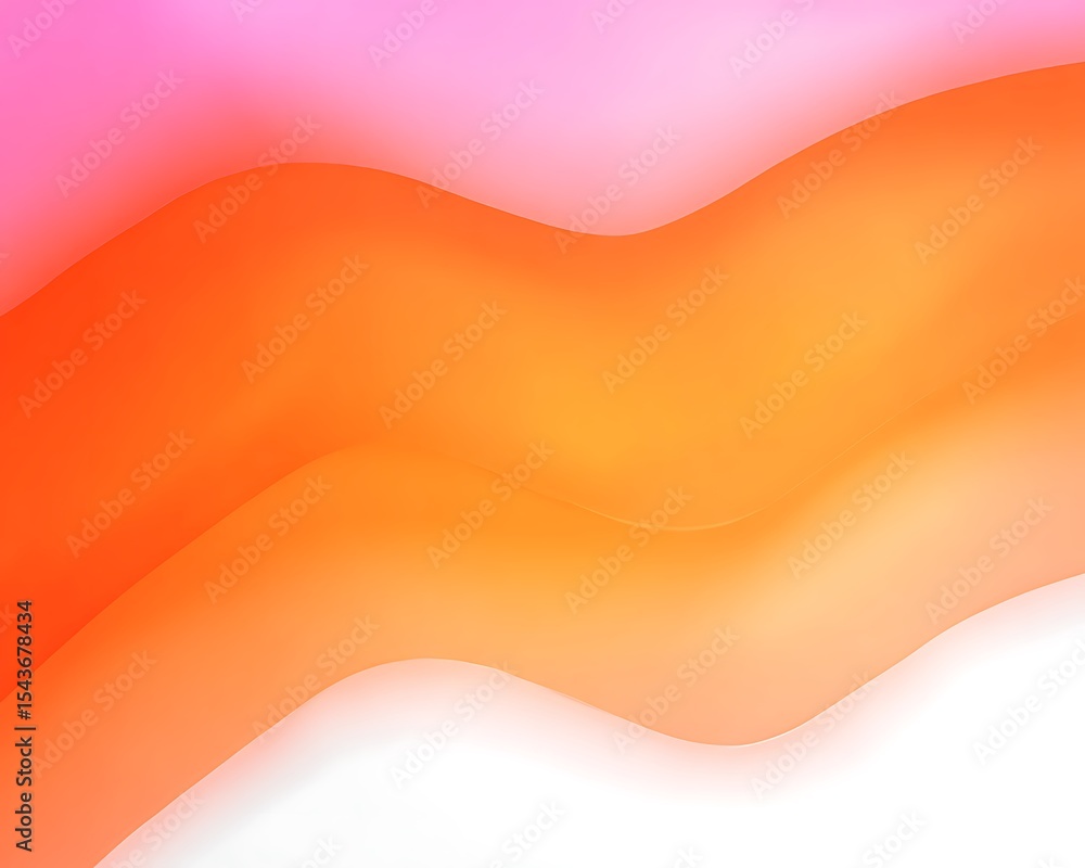 Poster abstract flowing gradient waves