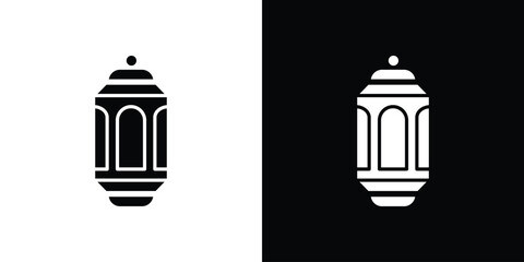 Ramadan lantern icon collection. line stroke icon. EPS 10