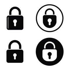 Modern Lock Icon Pack &ndash; Digital and Physical Locks

