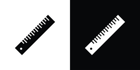 Ruler icon collection. line stroke icon. EPS 10