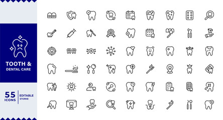  Pixel Perfect, Tooth & Dental Care icon set ,Tooth, protect, healthy, toothpaste, toothbrush, teeth, shiny smile etc.