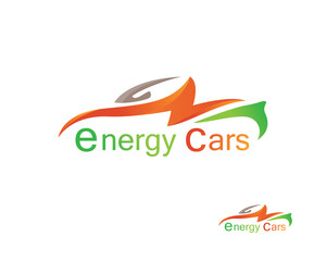 energy car logo creative electric technology design concept