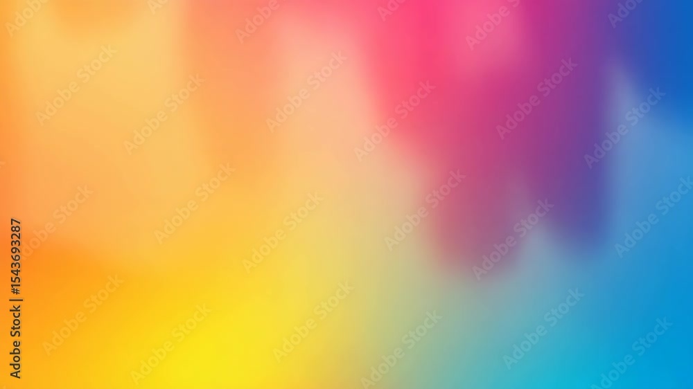 Poster abstract colorful blurred background with vibrant gradient for creative design
