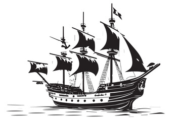 Boat Icon Set – Minimal Nautical Symbols Vector

