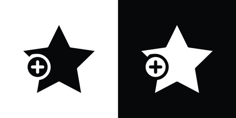 Star favorite icon collection. line stroke icon. EPS 10