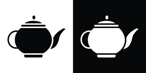 Teapot icon collection. line stroke icon. EPS 10