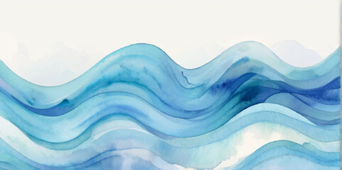 Sea water ocean wave vector background. Blue water ocean sea wave seamless background. Water  ocean wave white and soft blue aqua, teal texture.

