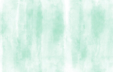 淡いグリーンの手描き水彩ペイントの背景