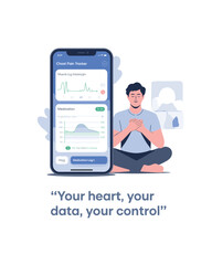 Chest Pain Tracker App Promotes Patient Control and Heart Health Data
