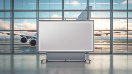 Airport departure lounge 