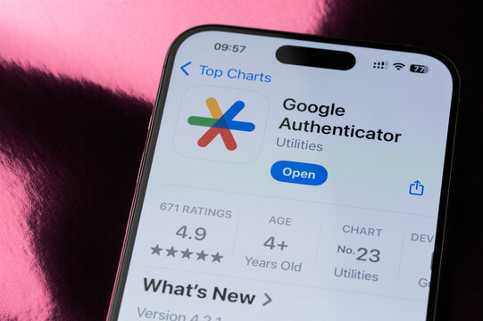 Google authenticator mobile application ranking