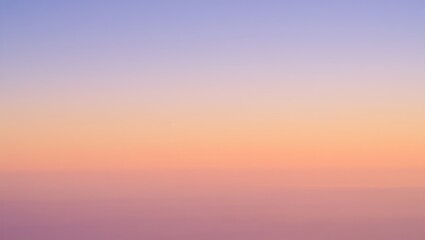 Fototapeta premium Soft pastel sunset sky gradient, tranquil evening colors, serene atmosphere, peaceful horizon