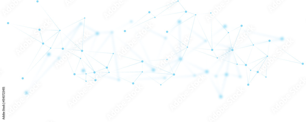 Fototapete abstract white blue digital technology futuristic communication high tech concept background. techno