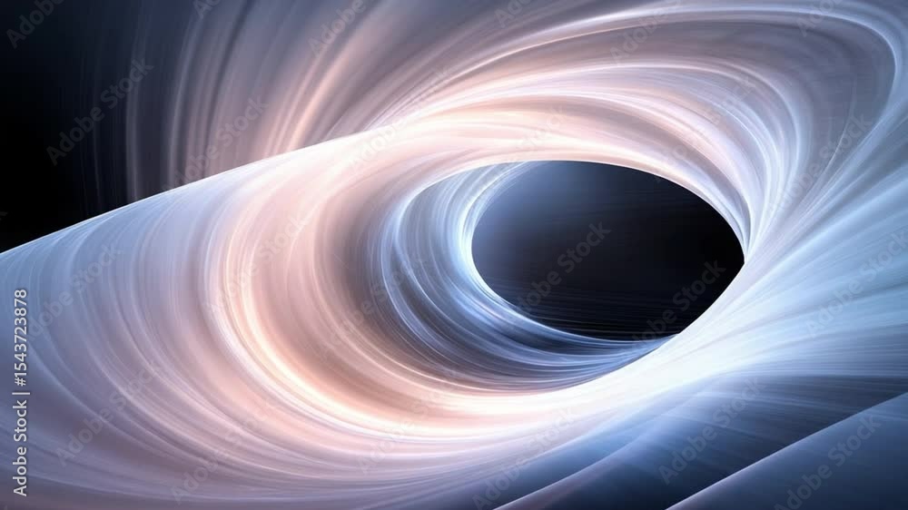 Poster celestial vortex: an artistic representation of a black hole, showcasing the mesmerizing curvature o