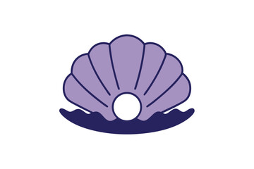 sea shell vector illustration