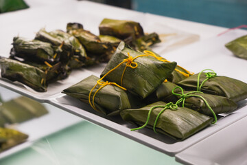 Malaysian Spicy Fish Cakes in Banana Leaves