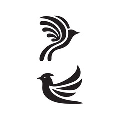 Fototapeta premium dove symbol vector