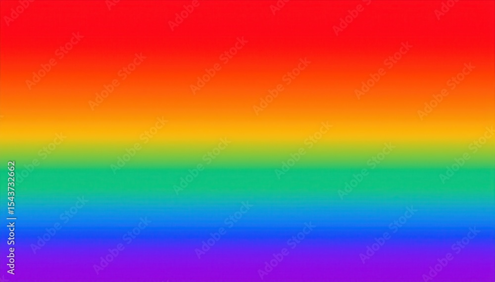 Poster vibrant horizontal gradient stripes in rainbow color spectrum from red to violet with soft transitio