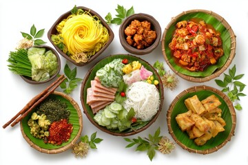 Vietnamese Noodles with Toppings