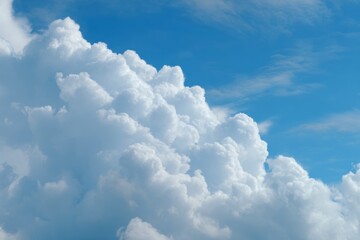 White Cloud in Blue Sky