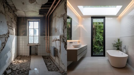 Bathroom Renovation Before and After Transformation