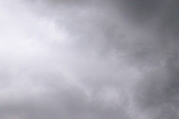Overcast Sky with Dark Clouds - Gloomy Weather Background