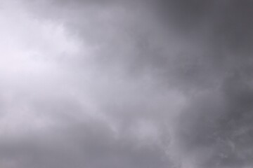 Overcast Sky with Dark Clouds - Gloomy Weather Background