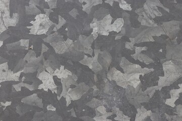Textured Galvanized Metal Surface with Abstract Patterns