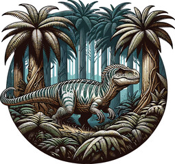 Dinosaurs Vector image Scalable, Printable, editable Collection