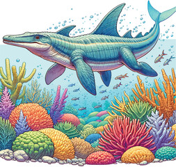 Dinosaurs Vector image Scalable, Printable, editable Collection