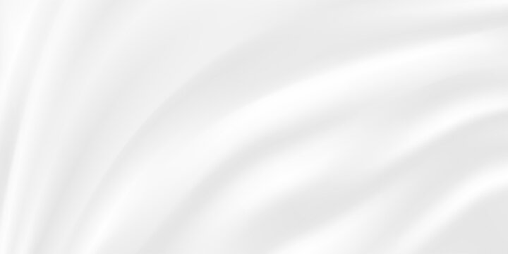 White gray satin texture that is white silver fabric silk panorama background with beautiful soft blur pattern natural.
