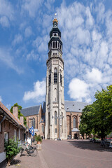 Lange Jan (Tall John) abbey tower in Middelburg, Zeeland, Netherlands