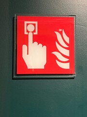 Fire alarm sign