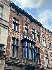 Obraz premium The front of a building