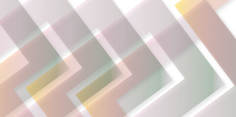 Abstract geometric technology background gradient color box line banner  digital triangular element paper surface. 