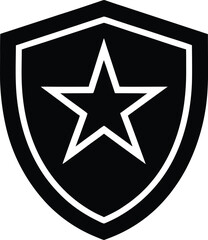 Shield with Star Icon