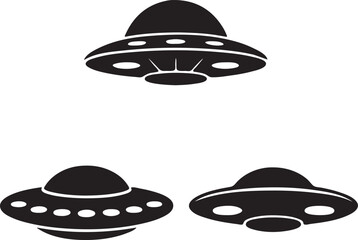  UFO Spaceship Flying Saucer Icon