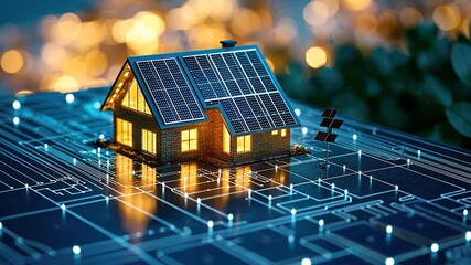 Solar house tech - Powered by Adobe