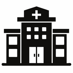 Obraz premium Hospital icon
