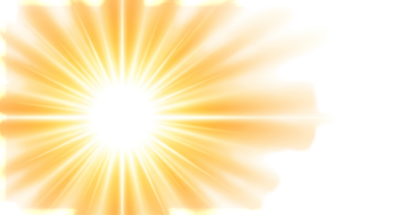 Bright radiant sunburst explosion effect with golden rays ideal for backgrounds website design or graphic design projects